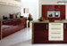 Fusion Burgandy with Cream fitted Kitchen